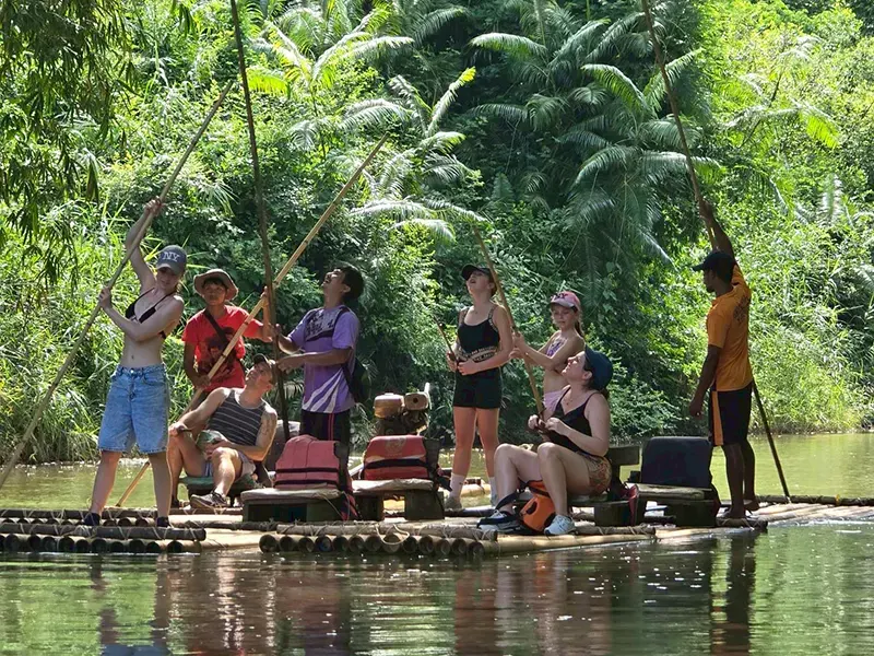 River Bamboo Rafting