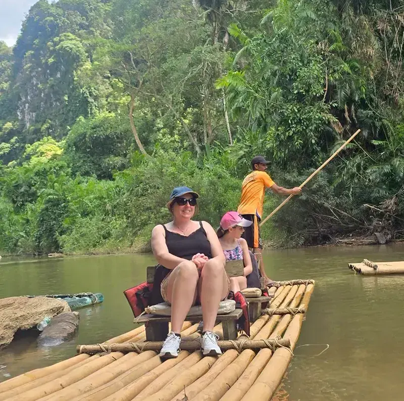 River Bamboo Rafting